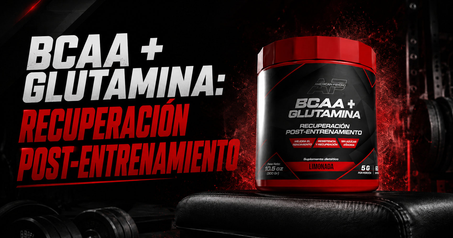 BCAA + Glutamina después del entrenamiento: La ciencia de la recuperación rápida