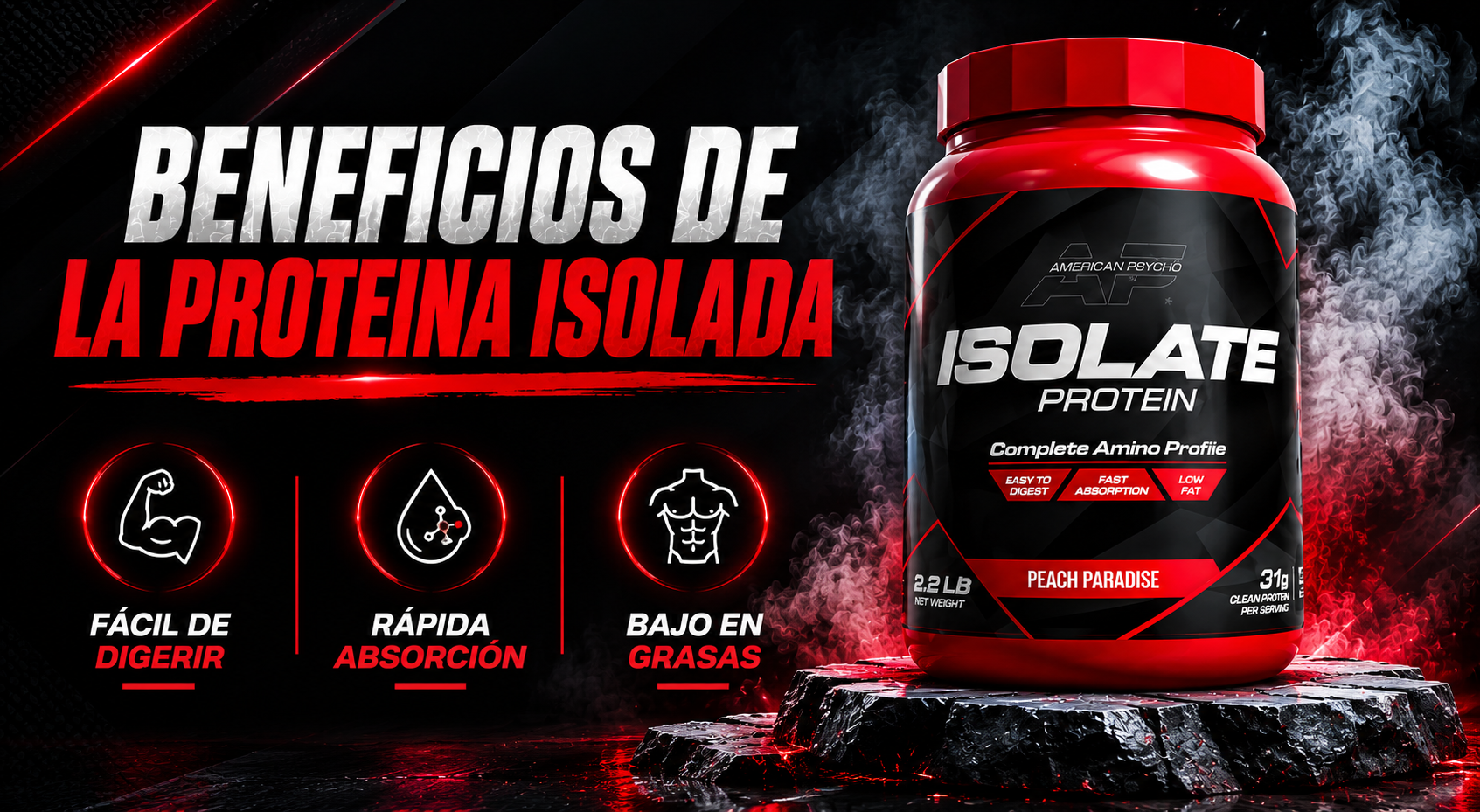 Beneficios de la Proteína Aislada